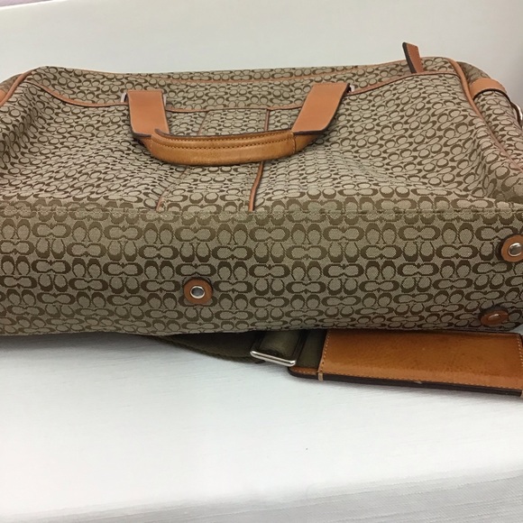 Coach Signature Hudson Commuter Bag Laptop Business Briefcase - Picture 9 of 14